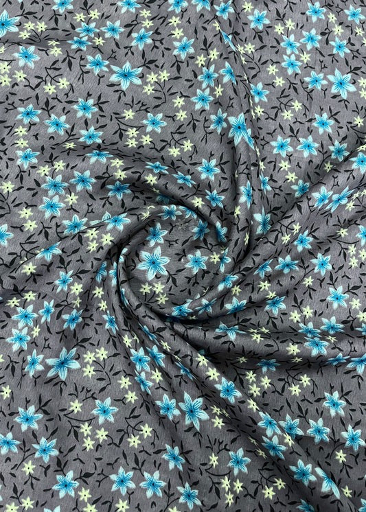 2 In 1  Printed Namaz Chaddar + Abaya 160 With Sleeves And Niqab (Stitched)