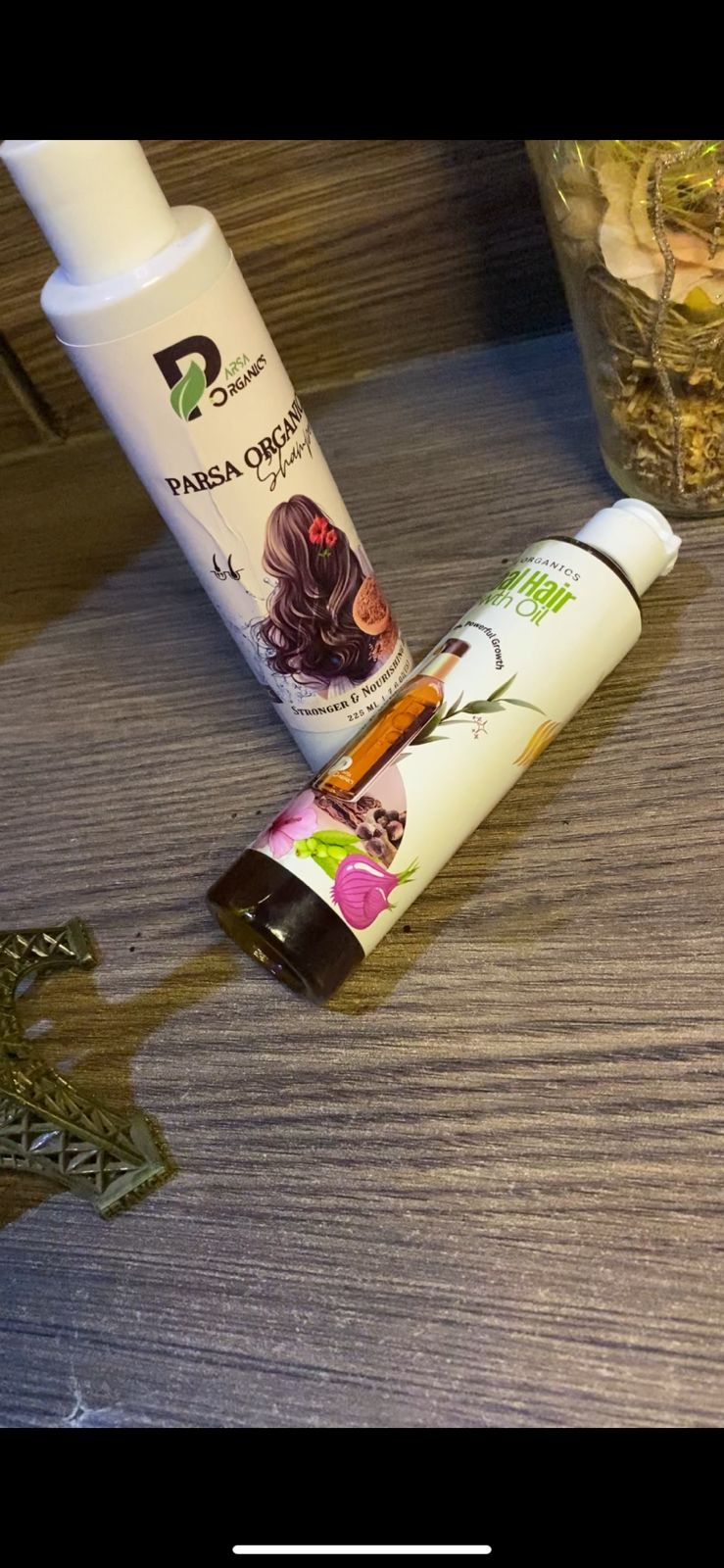 Parsa Organics Hair Oil + Shampoo (Buy Hair Oil Get Shampoo Free)