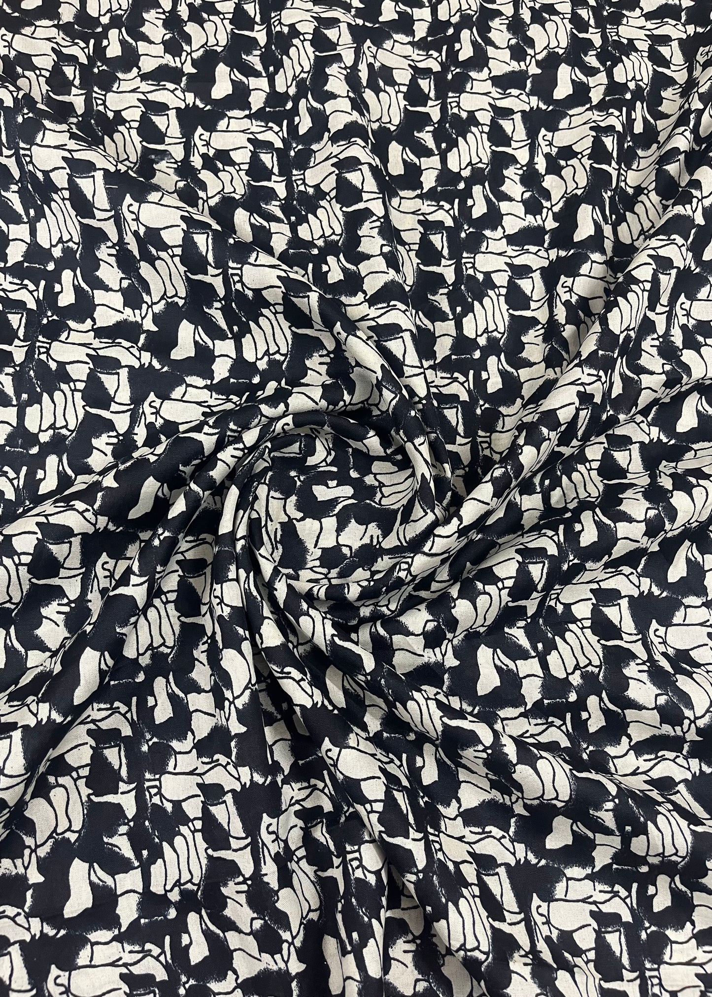 2 In 1 Printed Namaz Chaddar + Abaya 177 With Sleeves And Niqab (Stitched)
