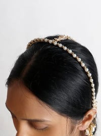 Metal Pearl Hair Band