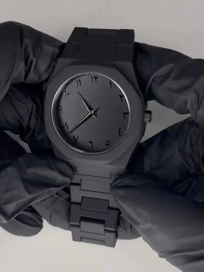 Black Arabic Aura Watch