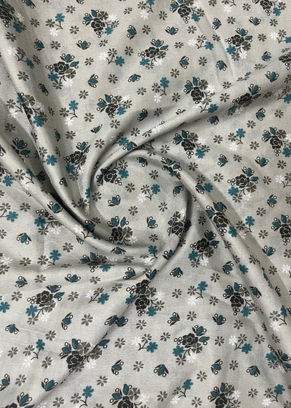 2 In 1  Printed Namaz Chaddar + Abaya 154 With Sleeves And Niqab (Stitched)