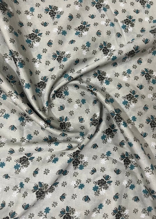 2 In 1  Printed Namaz Chaddar + Abaya 154 With Sleeves And Niqab (Stitched)