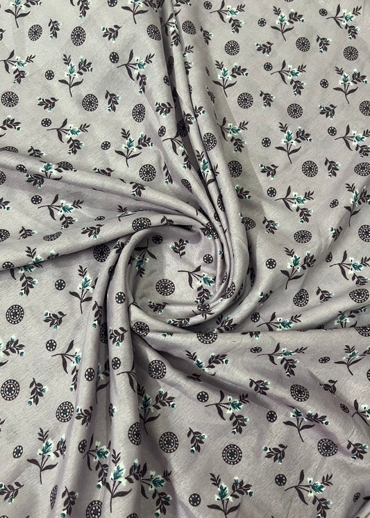 2 In 1  Printed Namaz Chaddar + Abaya 79 With Sleeves And Niqab (Stitched)