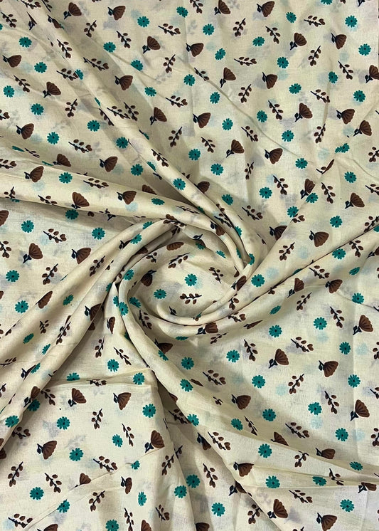 2 In 1  Printed Namaz Chaddar + Abaya 71 With Sleeves And Niqab (Stitched)