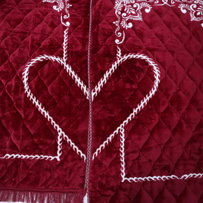 Couple Prayer Mat-Maroon